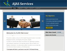 Tablet Screenshot of ajasservices.com